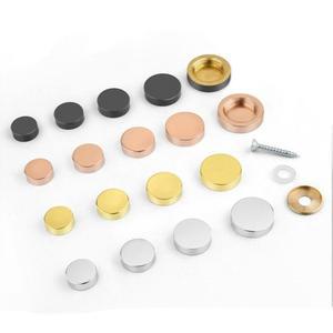 구리 장식 거울 고정 나사 플라스틱 와셔  플랫 광고 네일 피팅  황동 커버  4 세트