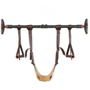 철봉 목견인기 경추 견인대 목 매달리는 스트레칭 거북목 일자목 요추 이완기 걸이식 교정기