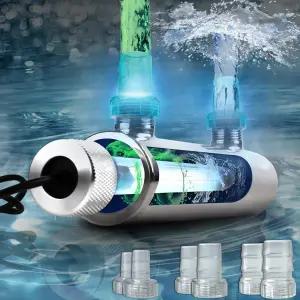 20-300갤런용 UV 연못 물 정화기 수영장용 살균기 스파 대형 어항 콜드 플런지 12MM/16MM/20MM/파이프 직경