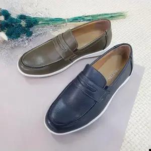 캐주얼화 유광 슬립온 남성용 키높이 로퍼 단화 슈즈