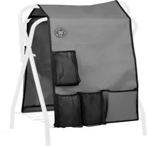 해리슨 하워드 새들 랙 커버 포켓 포함 u2013 방수 보호대 및 안정적인 축사 보관용 말 택 정리함