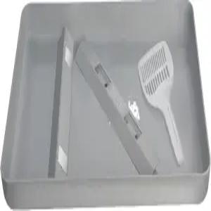 펫세이프 스쿱과 호환되는 고양이 쓰레기통 트레이 무취 및 얼룩 방지 간편한 분해 플라스틱용 무료 스쿱