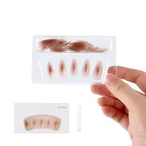 네일팁 붙이는 R565 셀프 아트 패디팁 네일 붙이는 간편한 연장 파츠