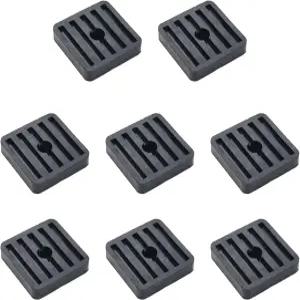 파스텔라 8개 고무 아이솔레이터 패드 충격 흡수기 방진 에어컨 외부 기계 방음 흡수 기계식 진동 감쇠