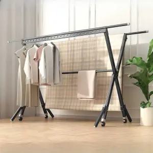 접이식 이불건조대 옥상 이동식 알루미늄 빨래건조대