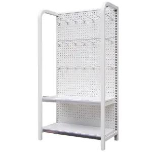 페그보드 정리대 소품 철제 후크 소품걸이 보드 미백 선반 주프레임 책상 화이트 파티션