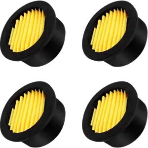 Tnuocke 4pcs 공기 압축기 교체 필터 요소 흡입지 사운드 머플러 액세서리 발전기 송풍기 배기구 H068