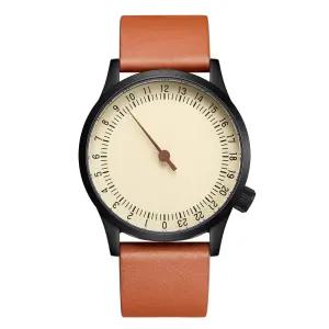 Jiandun JIANDUN 스위스 Movement Men One Hand 24 Hour 시계 [세금포함] [정품] 싱글 블랙 케이스 wi...