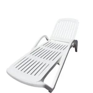 썬베드 리클라이너 화이트 야외 비치체어 태닝 가든 테라스 풀사이드 아웃도어 휴식