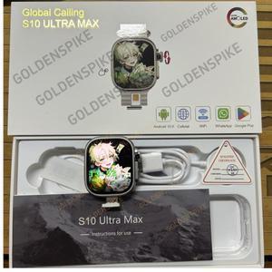GOLDENSPIKE S10 Ultra MAX 4G 스마트워치 안드로이드 스마트 시계 448*528 180 °   로터리 카메라 GPS WI