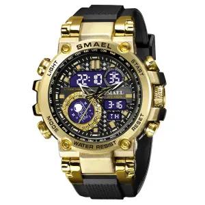 SMAEL Men 쿼츠 시계 [세금포함] [정품] 스틸 케이스 디지털 스포츠 Boy 전자 손목시계 패션시계 명품시계