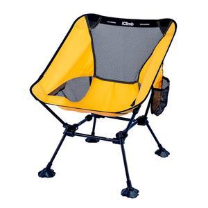 림프 초경량 컴팩트 캠핑 접이식 비치 웨빙 프레임 등받이 노란색 미끄럼 방지 지지 정사각형 의자