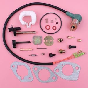 혼다 호환 바이크 오토바이 잔디 깎는 기계 엔진 예비 부품용 기화기 카브 솔레노이드 가스켓 수리 키트  G