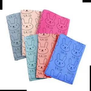 물놀이용품 큐티토끼비치수건 목욕타월 KC인증 타올 극세사수건