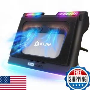 KLIM Mistral LAPTOP 랩탑 노트북 Cooling Pad - New 파워풀 Turbo-LAPTOP Fans (4500 RPM) 가성비 사무용