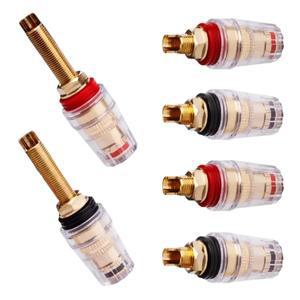 황동 바인딩 포스트 나사 단자 커넥터 M8 L8 오디오 스피커 앰프 바나나 플러그