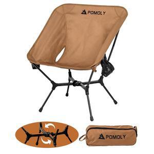 경량 캠핑 의자 회전식 즉석 설치 초경량 접이식 배낭여행 야외 휴대용 의자 용량 하이킹 440파운드 헌팅 소형