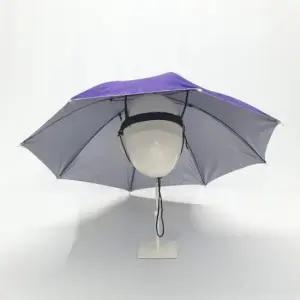 [패션] 우산 모자 휴대용 머리 우산햇빛