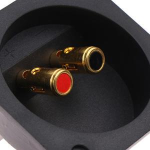 80x80mm 스피커 박스 후면 배선 단자 플러그 (2개의 금도금 바나나 잭 포함) 서브우퍼 스테레오