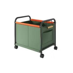 트롤리 리빙박스 이동식 다용도 정리함 바구니 ptW2+6PJG