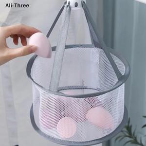 1피스 건조 랙 걸이바구니 뷰티 에그 네트 백 걸이형 메이크업 브러쉬 보관 수납함