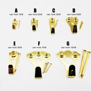 5피스 10 20 30 50 100IB 고강도 강스틸 금속 그림  유화 프레임 거울 시계 걸이 단단한 나무 벽