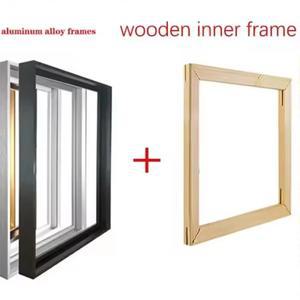 캔버스 유화에 대 한 DIY 알루미늄 합금 그림 프레임 - 크리 에이 티브 홈 장식에 금속 작품