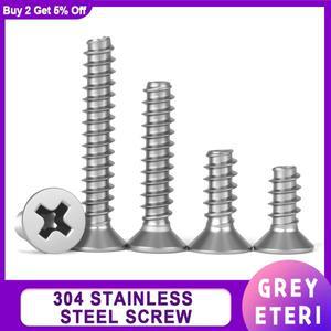 미니 소형 마이크로 소형 304 스테인레스 스틸 크로스 필립스호환 플랫 볼트 카운터 싱크 헤드 가구 나사 M