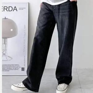와이드 TY296841 남자 청바지 데님 팬츠 남성 흑 청바지 통바지 남성청바지 남성통바지 남자통청