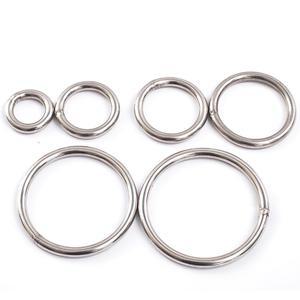 JWJ 헤비 듀티 용접 라운드 링, M3 M10 해양 304 걸이식 링 부드러운 요가 스틸, 스테인레스 해먹, 솔리드