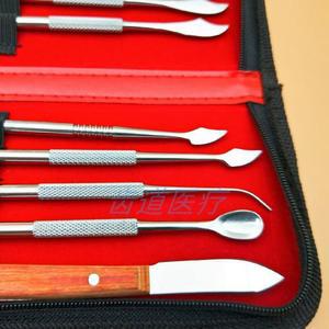 가용 조각도 스푼형 정밀 조각 공예 공구 10종 세트 수납 가방