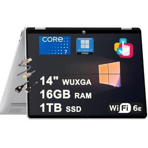 옴니북 5 플립 2-in-1 백라이트 HDR Win11Pro 허브 Wi-Fi6E 멀티터치 코어 SSD 1TB 인텔 10코어 7 5MP 150U i7-1355U IPS 고속 DDR5 16GB 노트북 프라이버시 14인치 ICP 충전 IR 카메라 WUXGA