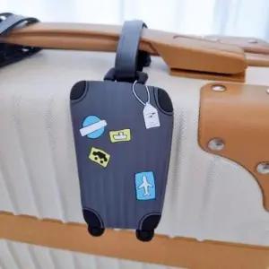 [패션] 모양 네임택 캐리어 러기지택 여행 이름표