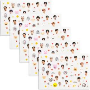 5장 SKZ 네일 스티커 스테이 아트 디자인 셀프 접착 스트레이 여성 매니큐어 용품