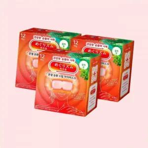 메즘 멕리듬 스팀 아이마스크 숲속향 12매입 3팩 온열안대 수면안대 4468982