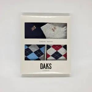 [백화점 정품] 닥스 여성 두줄아가일 발목양말 2족 선물세트 26414