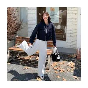 여성 트렌디 아이템 점퍼 집업 야구 항공 차이나 쇼트 가을 야상 HT3