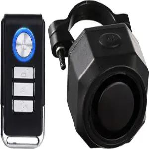 마이춘 바이크 알람 충전식 무선 진동 모션 센서 방수 및 리모컨 방지 시스템 110dB 자전거 오토바이