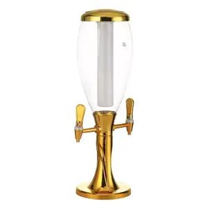 맥주 소맥타워 피쳐 및 디스펜서 없음 조명 와인 하이볼 통 3L 5L 실버얼음통