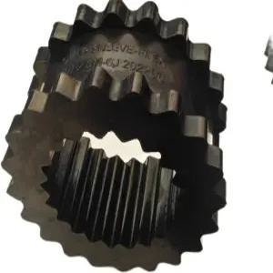 6JE 커플링 슬리브 엘라스토머 플렉스 기어 솔리드 디자인 3.75인치 OD 1.875인치 길이 450인치 LB 토크