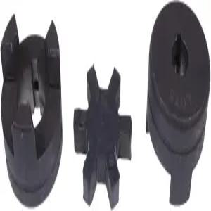 ZTUOAUMA 1/2인치 ~ 7/8인치 L075 유연한 3피스 L-Jaw 커플링 세트 통나무 목재 스플리터 유압 장비용