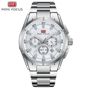 MINI 포커스 Men Multi기능 크로노그랩 Calendar Luminous 쿼츠 손목시계 [세금포함] [정품] 명품시계 시계