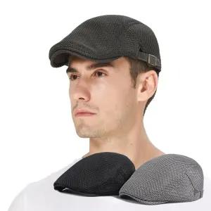 남성 메쉬 봄 여름 헌팅캡 신사모자 중년 정장모자 iIw5+4dMz