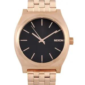 Nixon 시간 Teller A045-508-00 남녀공용 37mm 쿼츠 장미 골드 / 화이트 100M WR 손목시계 패션시계 시계