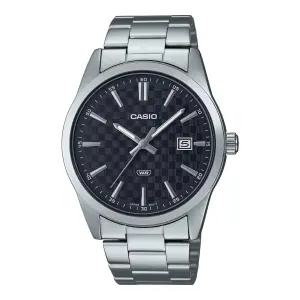 Casio MTPVD03D-1A, Men 은색톤 손목 Band, Date, 41MM 케이스, NEW 명품시계 패션시계 시계 손목시계 3171