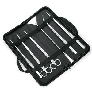 호스미드 수생 식물 핀셋 가위 주걱 도구 수족관 수조용 6종 세트 영양 스테인리스 스틸 30cm 액세서리 테라리움 스캐핑 자갈