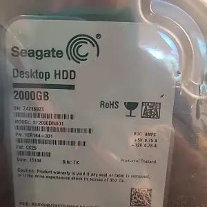 Seagate 데스크탑 2000 GB 2TB HDD 하드디스크[세금포함] [정품] 3.5 SAS ST2000DM001 하드디스크 드라이브