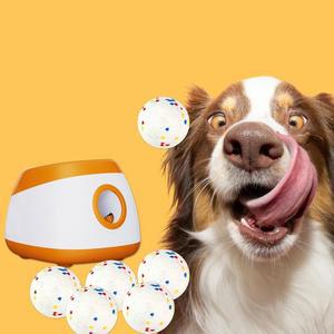 자동 강아지 공 던지기 발사기 인터랙티브 장난감 형에서 대형견을 런처 강아지용 원격 제어 테니스 기계