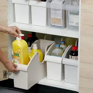 하단 손잡이 간편한 미니 트롤리 정리함 선반 정리 fCI2+1haf