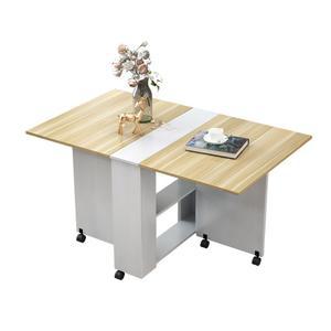 접이식 식탁 테이블 책상 가정용 선반 소형 벽걸이형 경량 대리석식탁 단일 화이트